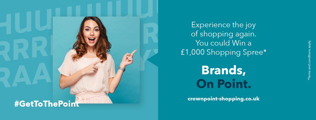 Experience the joy of shopping again. You could Win a £1,000 Shopping Spree*